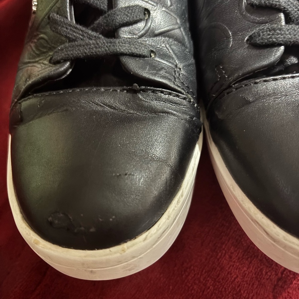 Calvin Klein black sneakers with all over print (used/flaws) - Picture 7 of 7